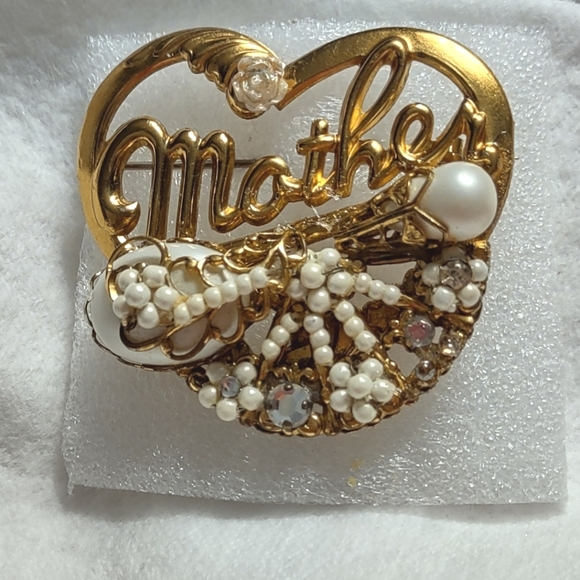 Vintage "Mother" Brooch Modified Design - Picture 2 of 8